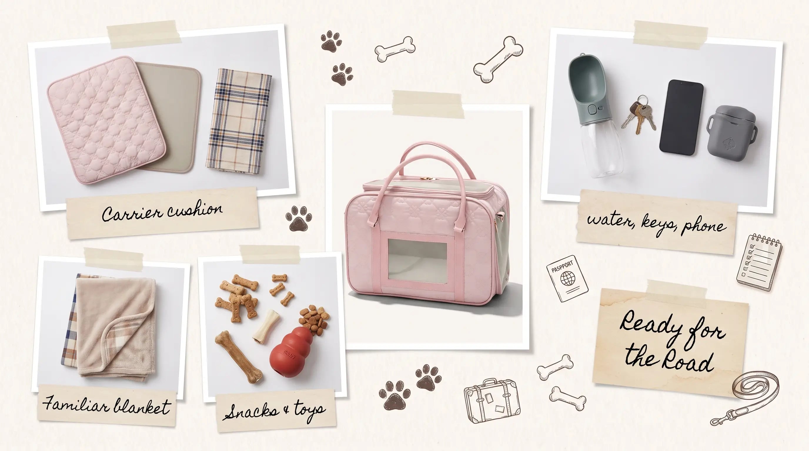 essential things you may like to put in a dog carrier