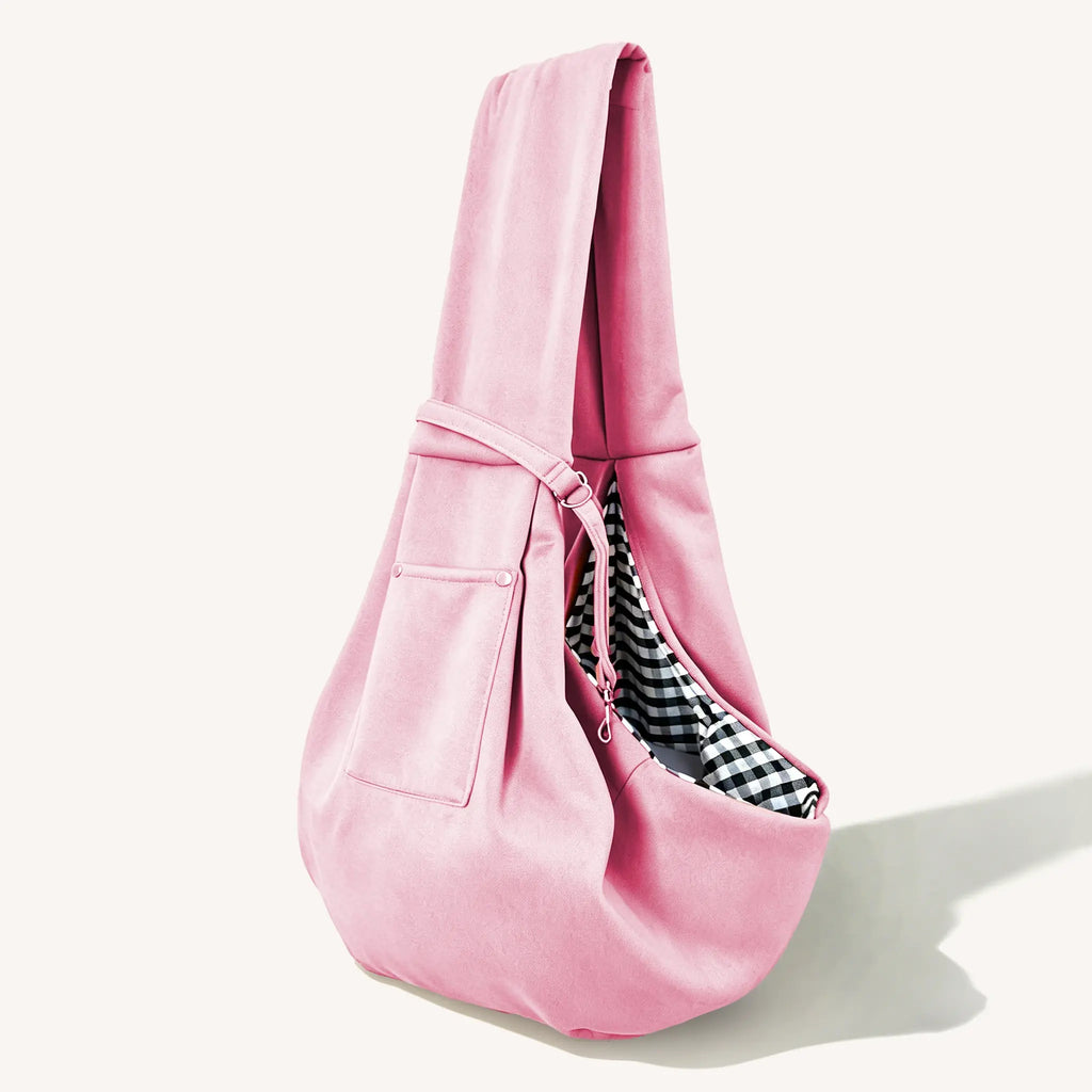 pink Dog Crossbody Carrier Bag