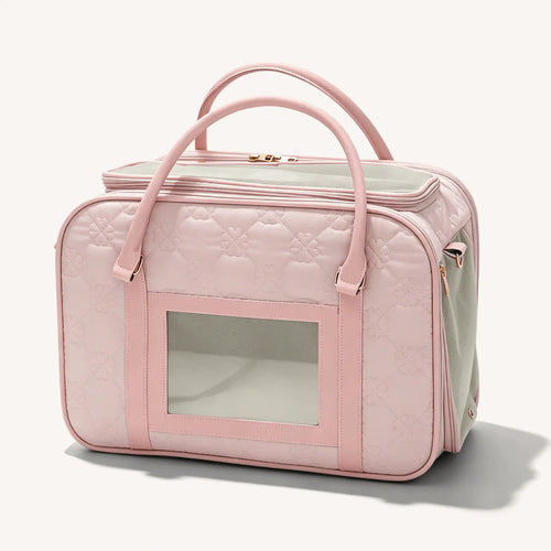 pink small dog soft-sided carrier